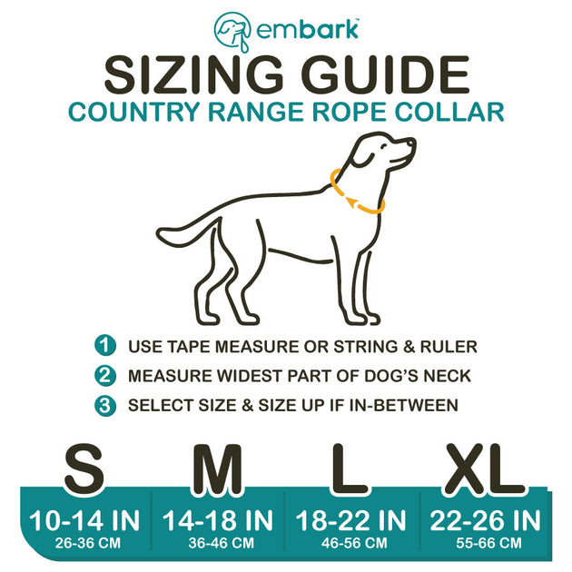 Ecobark harness sales size chart