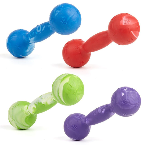 Rubber Dumbbell Toy