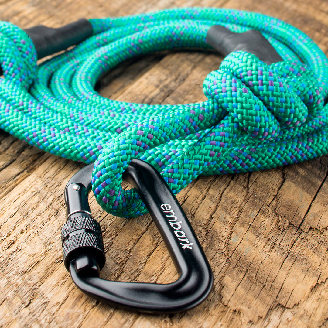 Embark Adventure Pro Leash - Climbing Rope and Carabiner