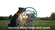 Country Range Rope Dog Leash - 4.5 Feet